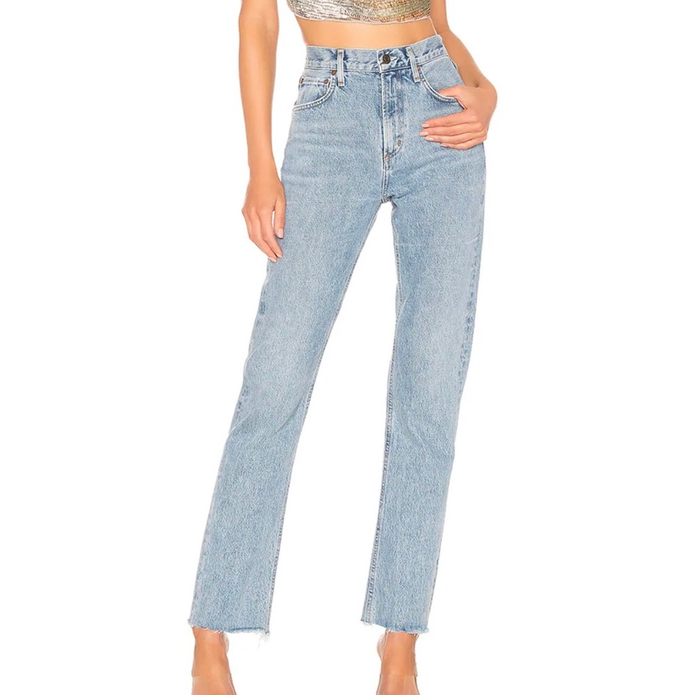AGOLDE Cherie High Rise Straight in Merit Size 25